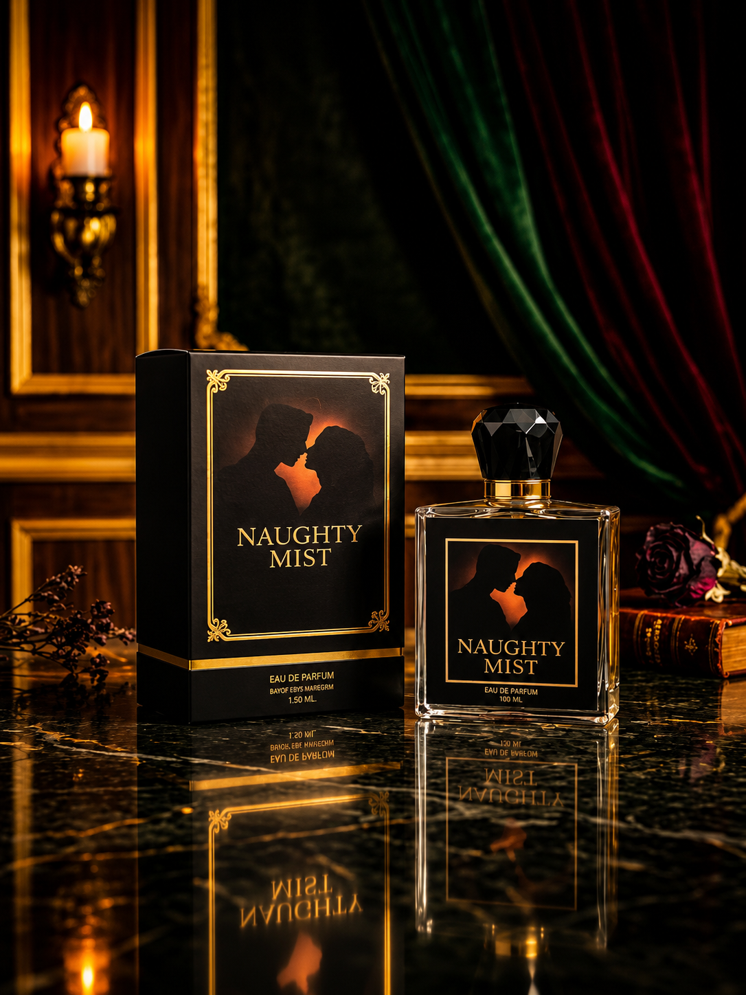 Naughty Mist Eau de Parfum 150ml Black Bottle