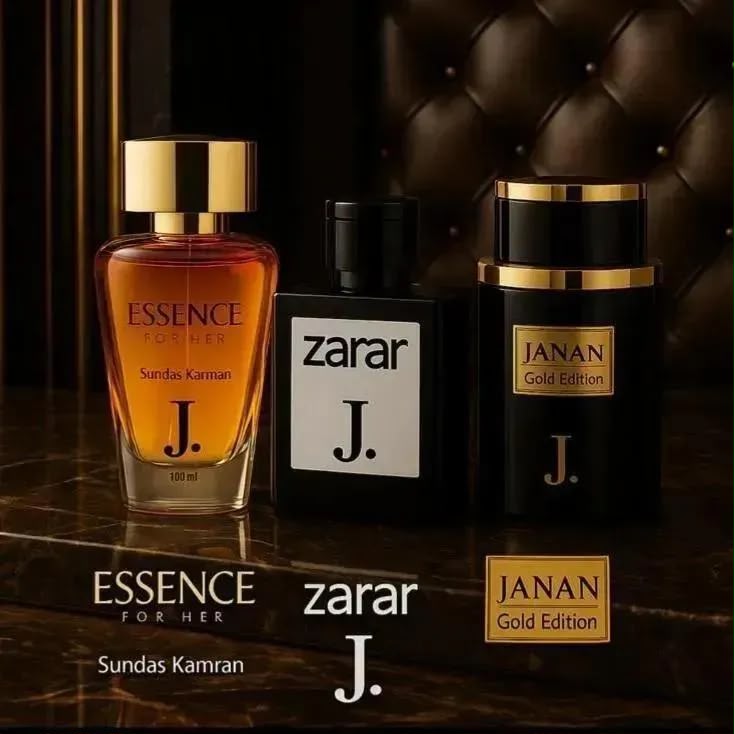 JANAN ZARAR  3 x Perfume